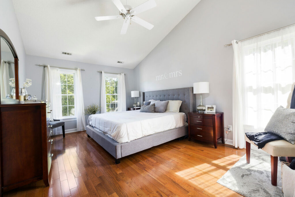 Cleaning ceiling fans and reversing the air flow for the season